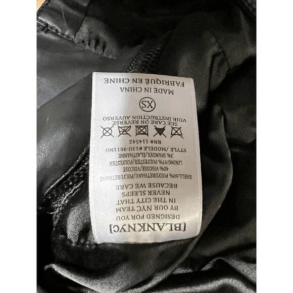 BlankNYC Faux Leather Moto Style  Biker Jacket Size XS - Picture 3 of 5